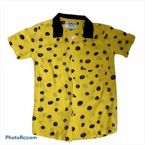 NWT UO Misfit Mad Minds Happy Face Shirt Sz S